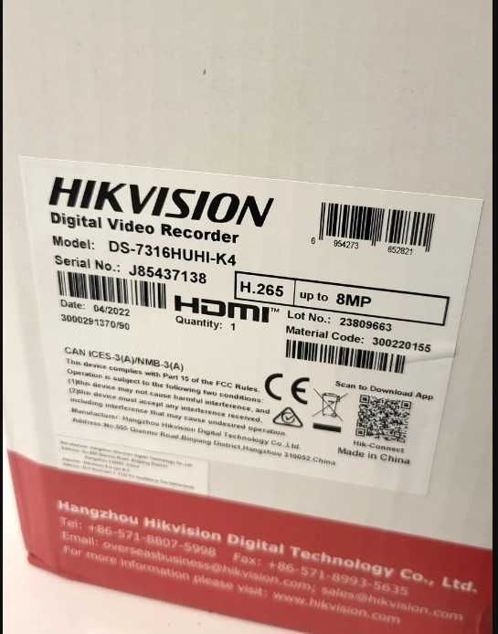 Rejestrator AHD DS-7316HUHI-K4 HIKVISION