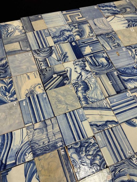 Painel de Azulejos Portugueses Sec. XX | Patchwork | 285cm