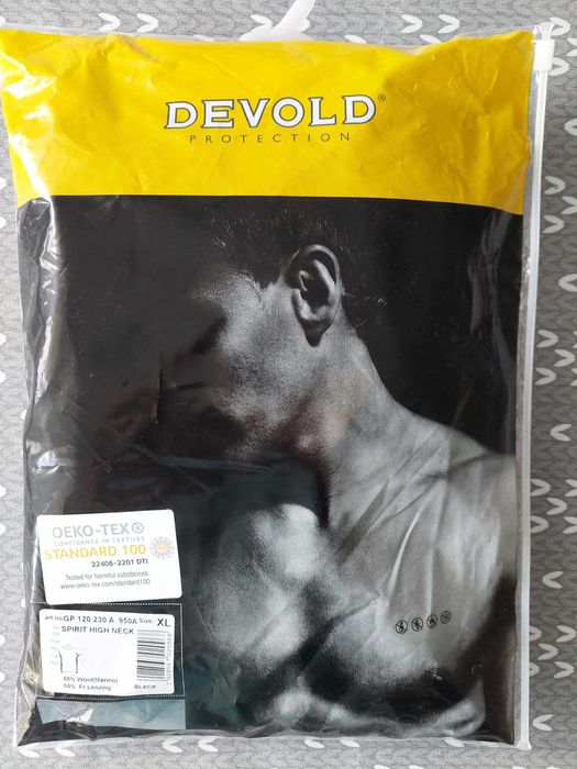 Devold FR XL – nowa bielizna ognioodporna Protection 100 czarna
