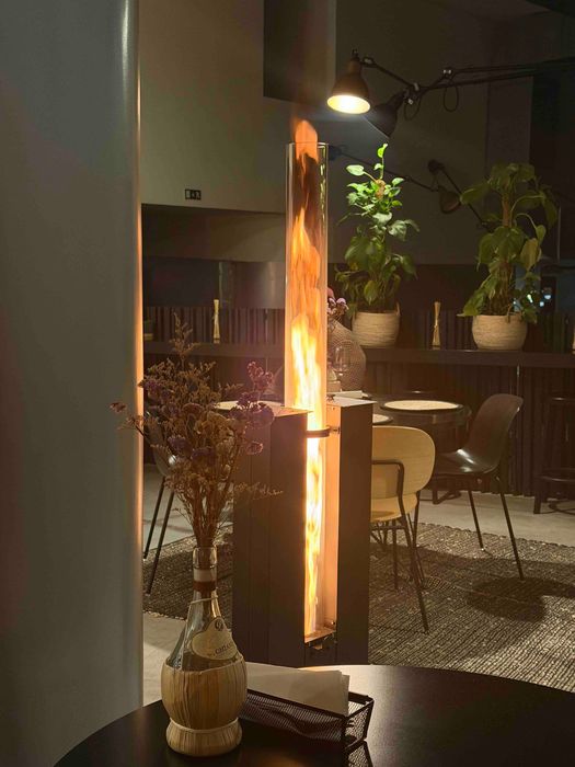 3x Aquecedores de Exterior a Pellets (Design Fire Tube) Novos Montados