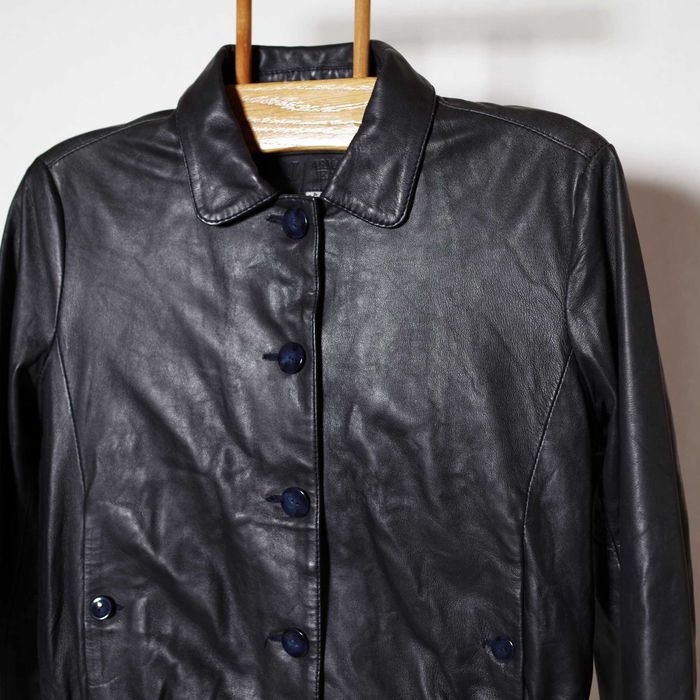 Шкіряна куртка Armani Jeans Leather jacket оригінал М розмір ідеальна