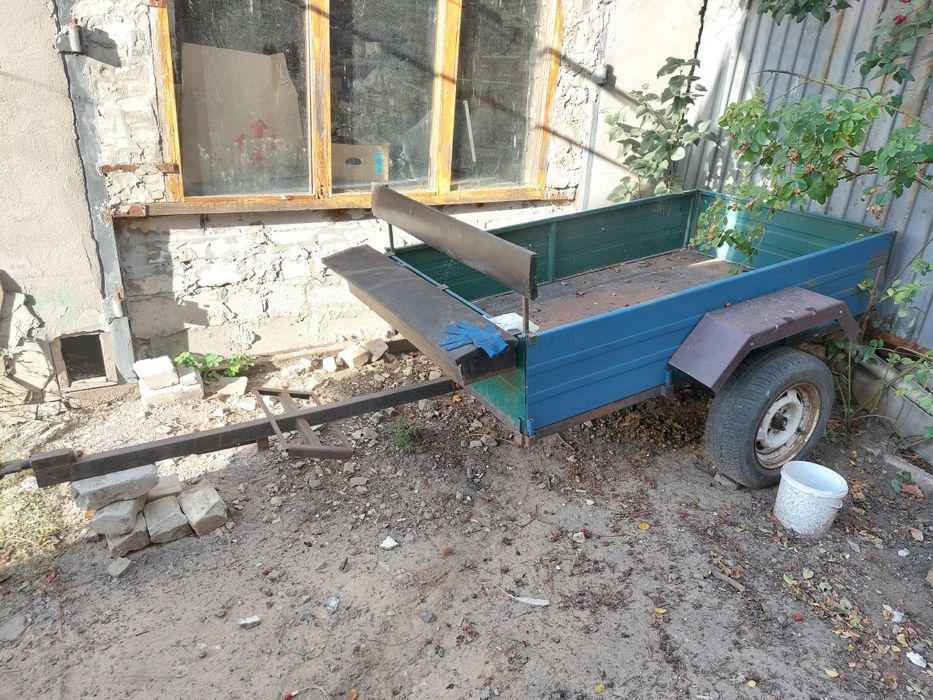 Прицеп на мотоблок одноосный