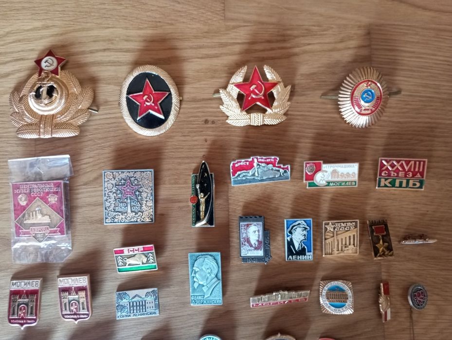 Alfinetes crachás da ex-URSS