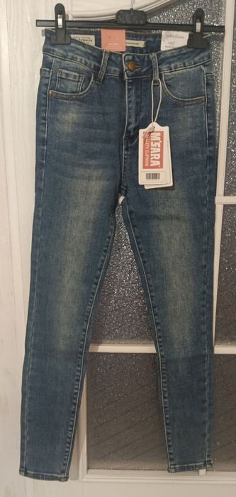 Jeansy skinny damskie S