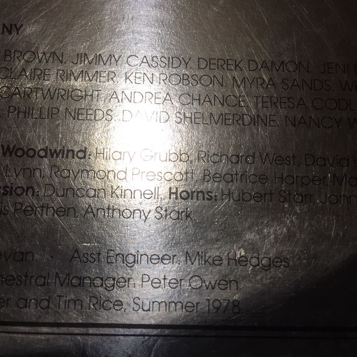 Vinil: EVITA by Andrew Lloyd Webber - 1978