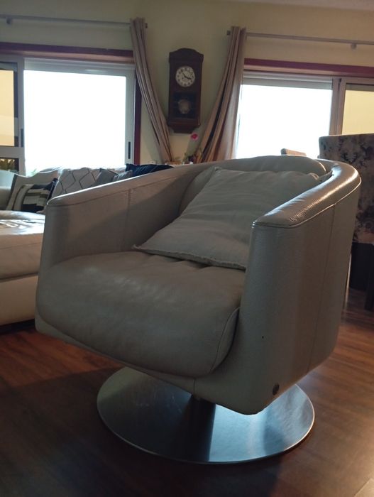 sofá com chaise longue - designe italiano da Divani