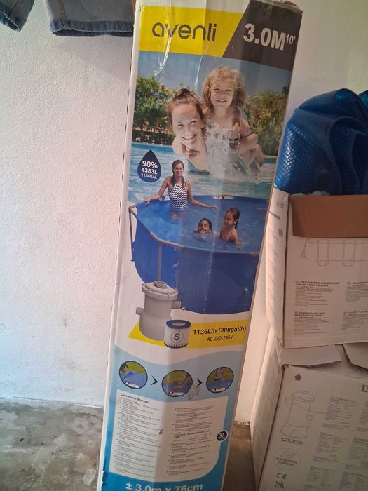 Piscina + acessórios
