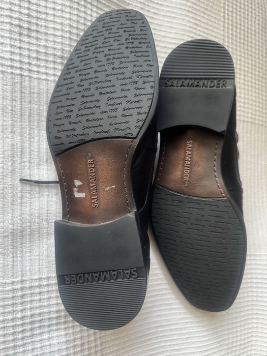 Туфли чоловічи SALAMANDER класичні 43+ розмір  нові натуральна шкіра