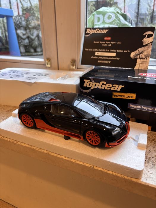 Bugatti Veyron Super Sport 1:18 Minichamps Top Gear Autoart Hotwheels
