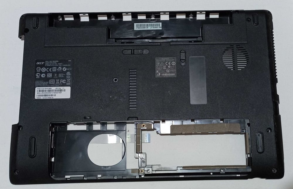 Поддон (нижня частина корпусу) для ноутбука Acer Aspire 5250 5742 5733 5252