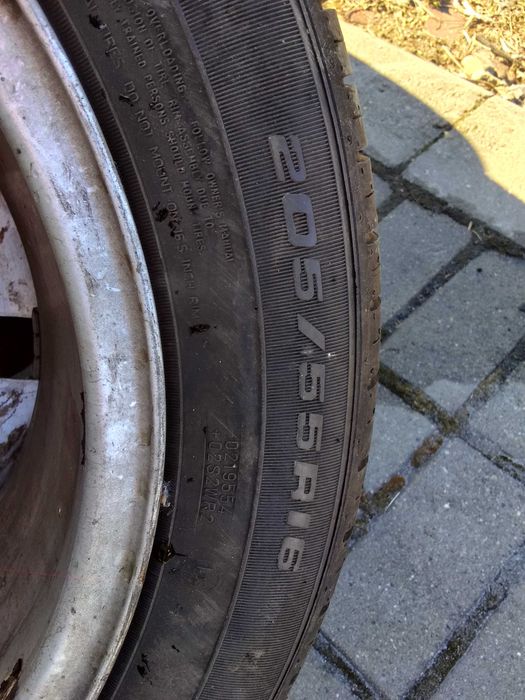alumfelgi z oponami AUDI A4 B6 B7 205/55R16+opony