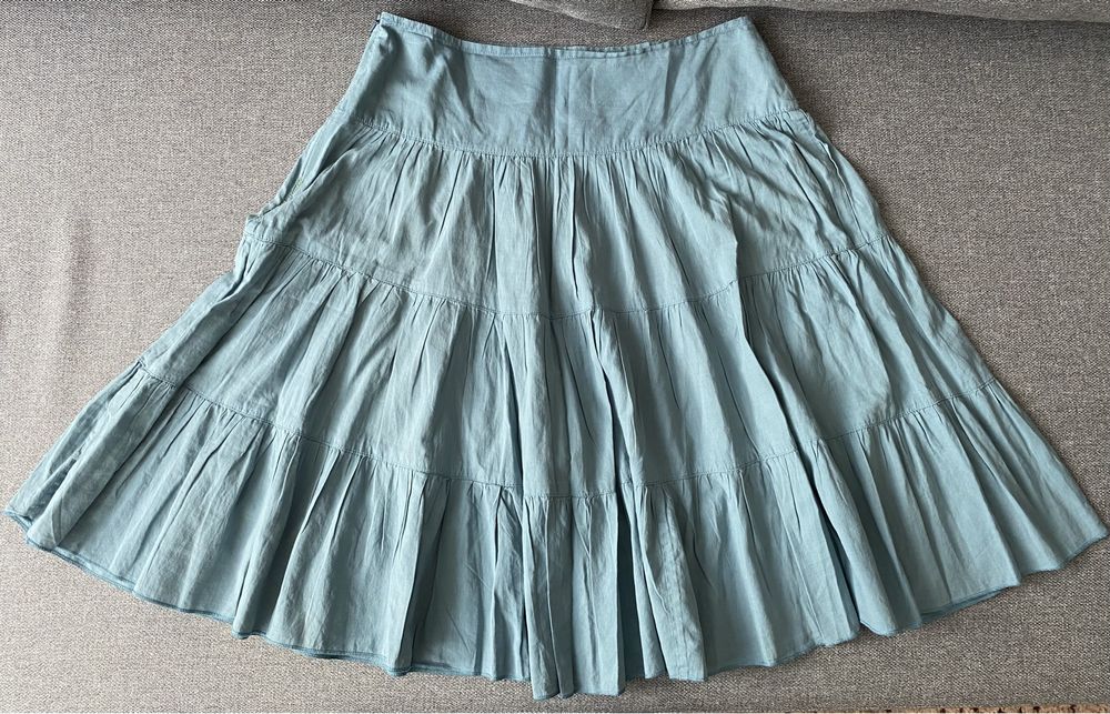 Spodnica S /M zielona boho