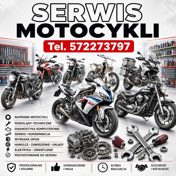 Serwis Motocykli / Skutery Warszawa – naprawa i diagnostyka