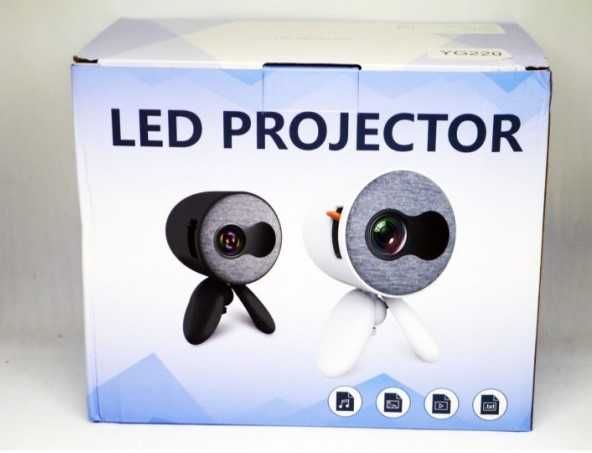Проектор мультимедійний LED YG220 кінотеатр Чітке зображення