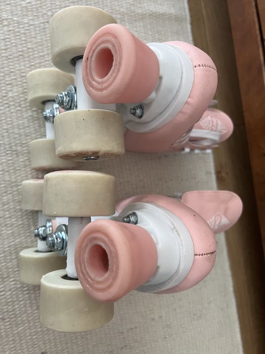Wrotki oxelo 30 pink quad 100 mało używane
