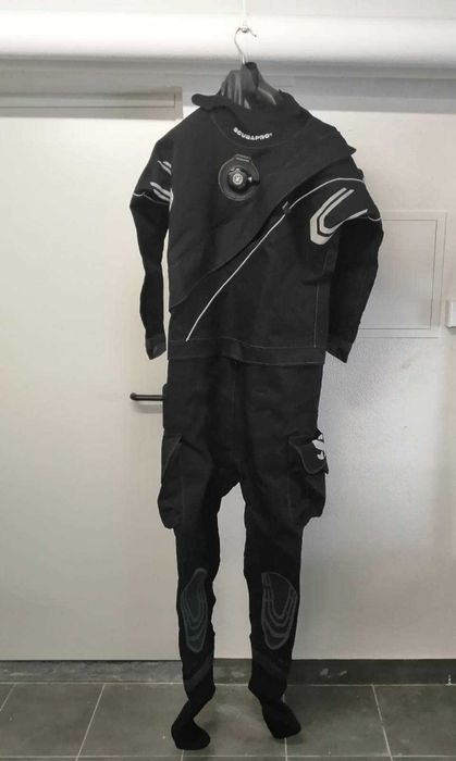 Scubapro - conjunto completo fato seco Evertec + interiores