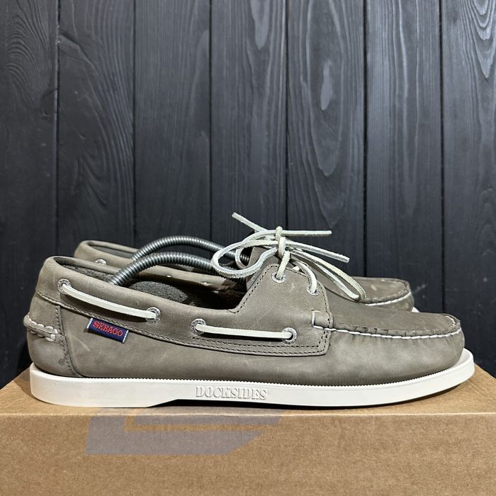 Шкіряні мокасини лофери Sebago Docksides 44/28 cm