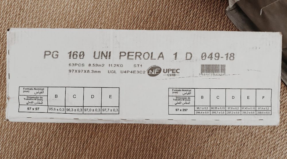 Mosaico de parede Pavigrés (grés porcelânico)