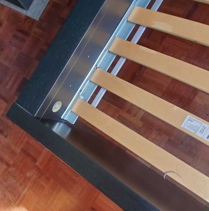 Cama de Solteiro IKEA MALM + Estrado + 2 Gavetas64750810668034123