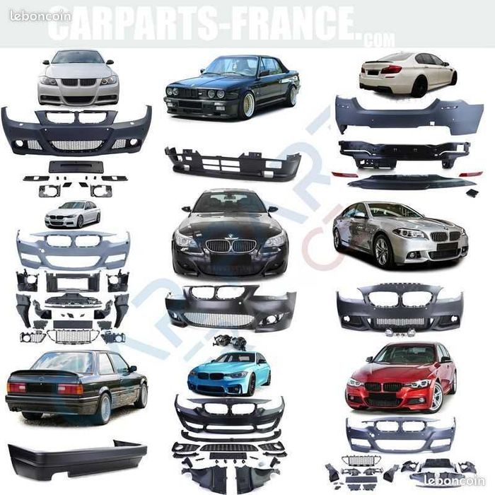 Para-choques BMW Pack M M Sport M-Tech E36 E46 E90 F20 F30 F10 G20 | Série 1 2 3 4 5