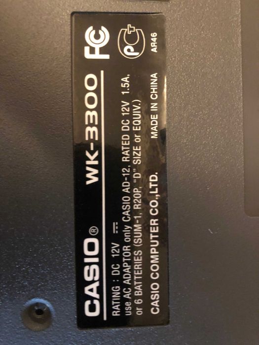 Синтезатор Casio WK-3300