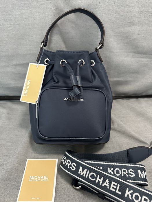 Сумка-мішок синя MICHAEL KORS