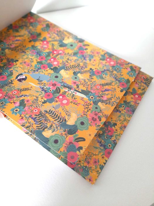 Bloco de papel A5 estampado Clairefontaine scrapbooking