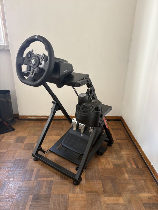 Volante Logitech G923 + H-Shifter + Estrutura Sim Racing PS/PC