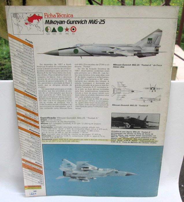 Revista Aviões de Guerra nº 79 de 1985