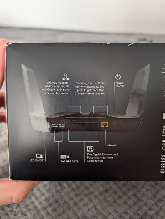 Роутер WiFi 6 NETGEAR Nighthawk AX6000 RAX80