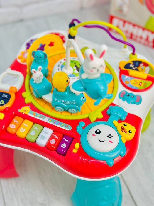 Інтерактивний розвиваючий столик (потяг, піаніно, моб.телефон)