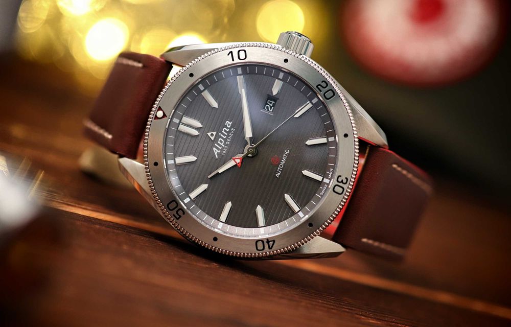 Alpina Alpiner 4 AL-525G5AQ6 Duży Zegarek Męski 44 mm 100m WR