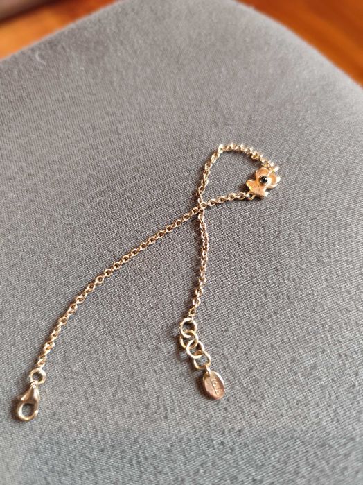 Pulseira TOUS em Prata Esterlina – Urso Ônix