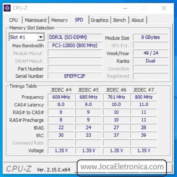Memória Ram SO-DIMM ddr3 8gb 1600mhz 1.35, 1.5V NOVA!
