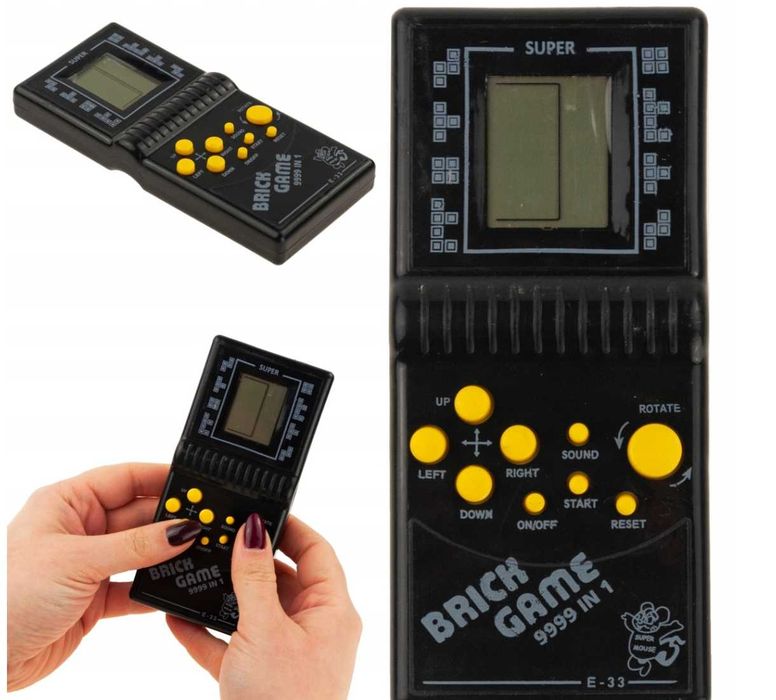 GRA TETRIS WĘŻYK konsola kieszonkowa retro zręcznościowa na baterie