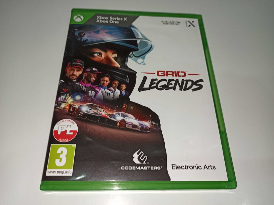 xbox one GRID LEGENDS PL po polsku mega wyścigi, okładka pl