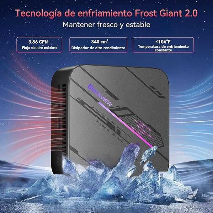 MINI PC Blackview Mp100 Ryzen 7430U. POTÊNCIA de outro mundo, QUE CABE NA PALMA DA MÃO!
