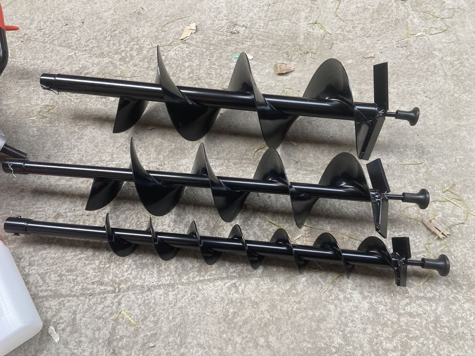 Broca perfuradora de solos gasolina com 3 Brocas