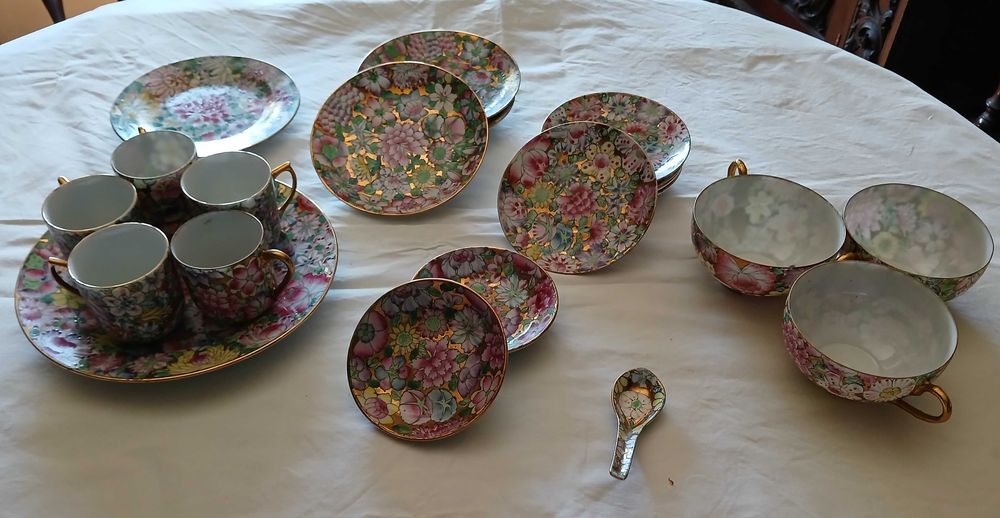 Serviço de Café e Chá Mil Flores Macau (24 peças)