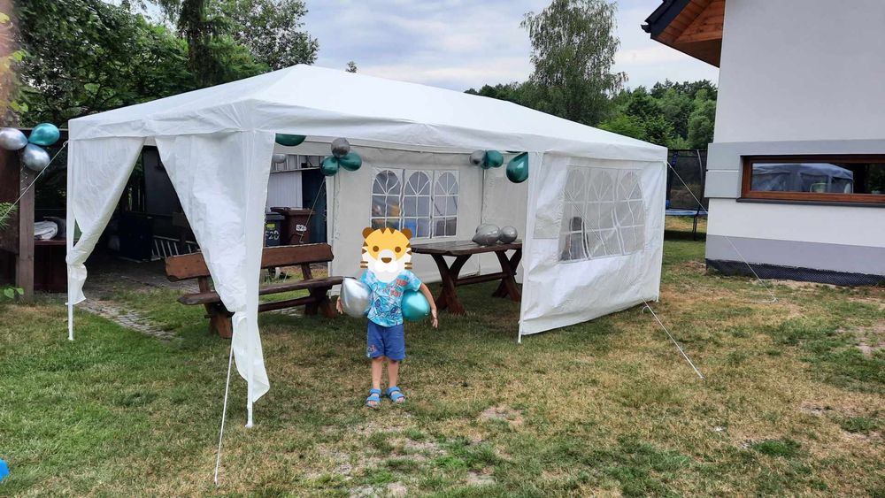 Wynajem Namiotów Pawilonów ogrodowych , stoły ławki krzesła