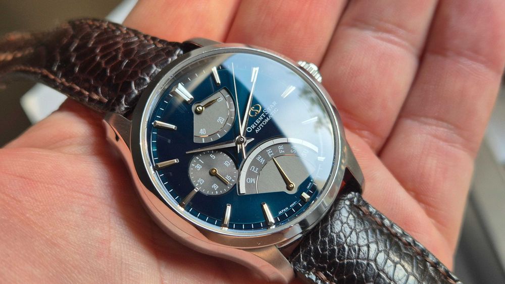 Orient Star Retrograde - Wysoki model - Pełen zestaw - Automat !!!