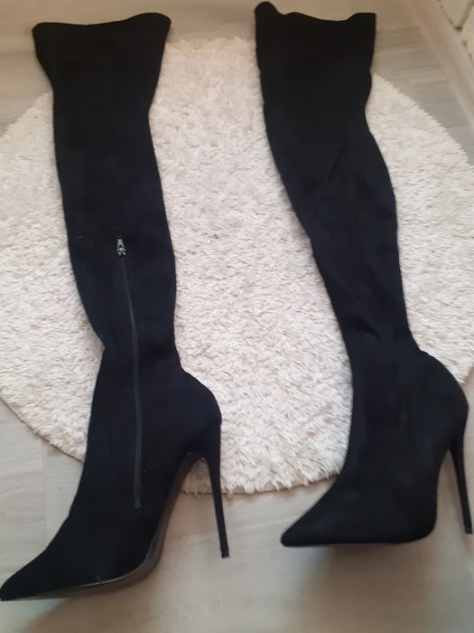 Ботфорти PLT замш весна/осінь