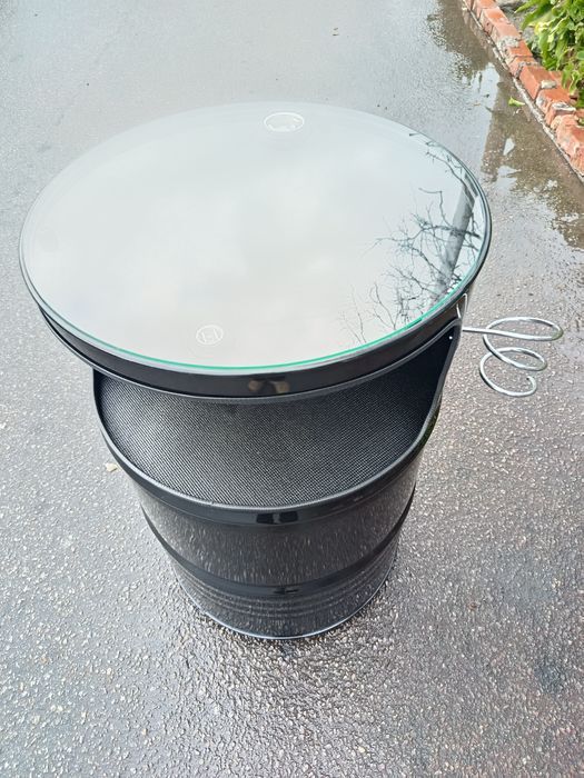 Bidão Móvel Apoio Barbeiro/Cabeleireiro