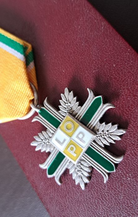 Medal za ZASŁUGI dla LOPP - stopień srebrny - II RP