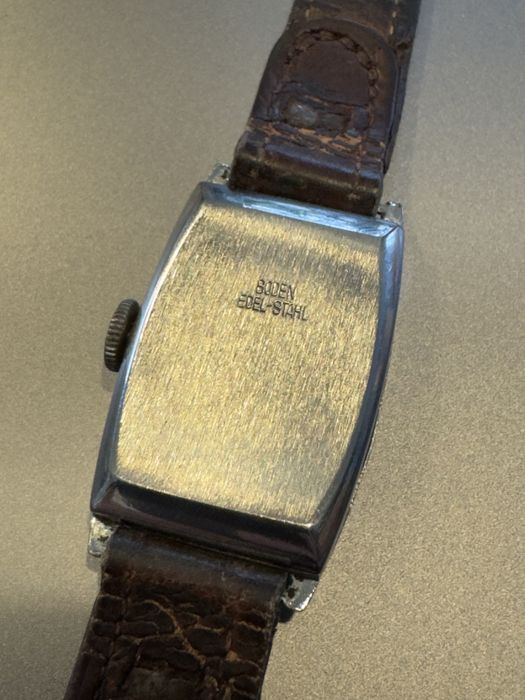 Zwgarek mechaniczny swiss made Anker 15 rubis tank watch