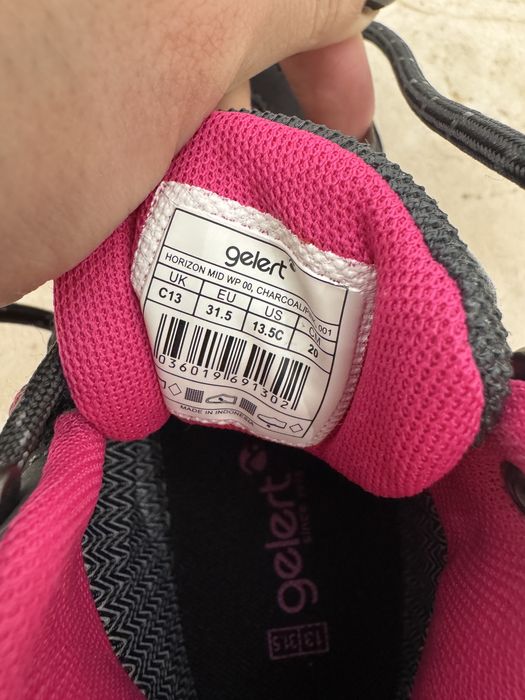 Gelert ботинки зимние / полуботни 31,5 / 20 см