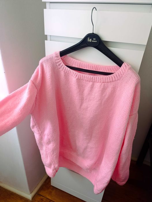 Pulóver cor rosa