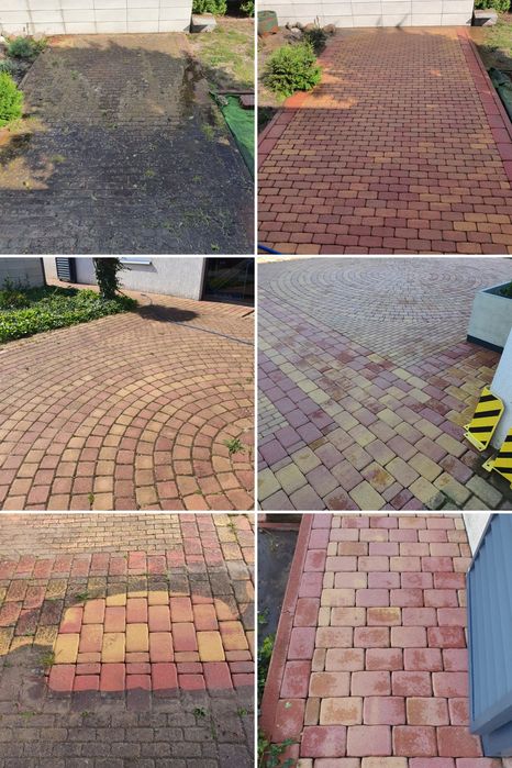 Mycie Kostki Brukowej, Elewacji, Dachów Okien / Witryn-Pranie dywanów