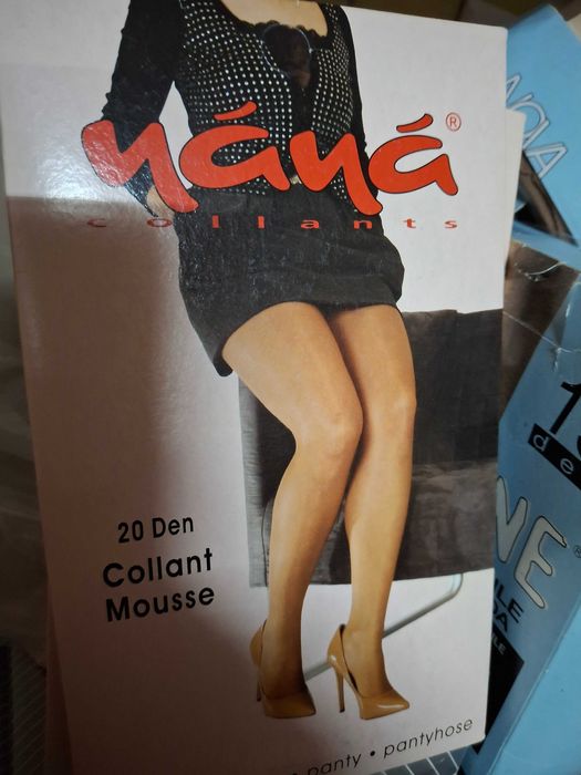 Collants de Seda e de Mousse de Senhora