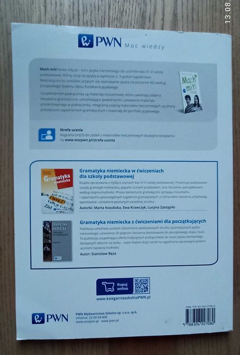 Mach Mit 3 niemiecki zeszyt ćwiczeń klasa VI